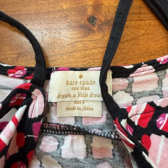 Kate Spade New York Cupcake Printed Knit Chemise Size Small - Picture 4 of 7